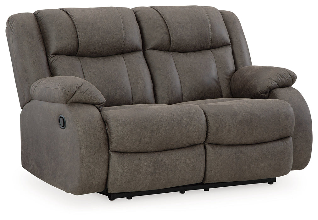 First Base Reclining Loveseat - 6880486 - Lara Furniture