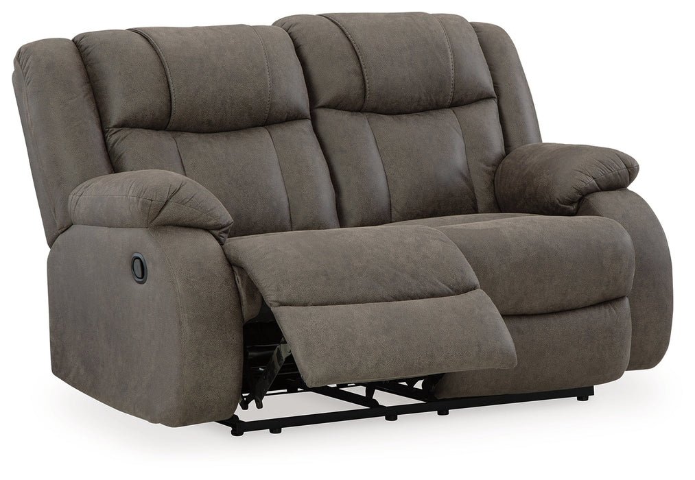 First Base Reclining Loveseat - 6880486 - Lara Furniture