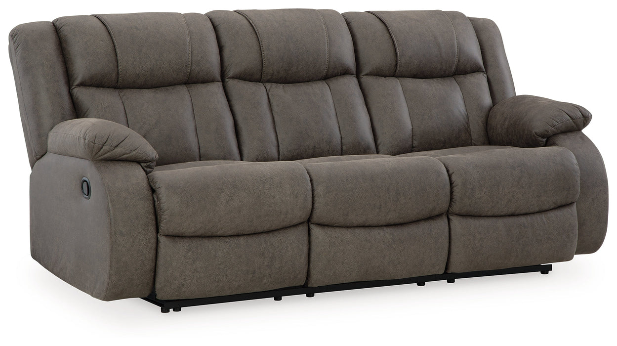 First Base Reclining Sofa - 6880488 - Lara Furniture