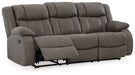 First Base Reclining Sofa - 6880488 - Lara Furniture