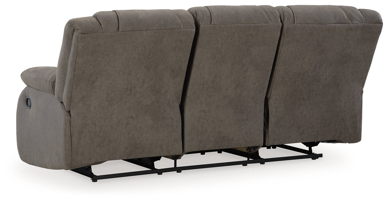 First Base Reclining Sofa - 6880488 - Lara Furniture