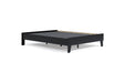 Flannia Black Queen Platform Bed - EB3392-113 - Lara Furniture