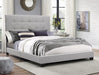 Florence Gray Upholstered Full Bed - 5270GY-F - Lara Furniture