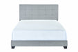 Florence Gray Upholstered King Bed - 5270GY-K - Lara Furniture