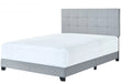 Florence Gray Upholstered Queen Bed - 5270GY-Q - Lara Furniture