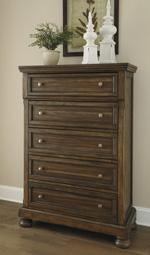 Flynnter Medium Brown Chest of Drawers - B719-46 - Lara Furniture