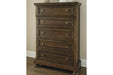 Flynnter Medium Brown Chest of Drawers - B719-46 - Lara Furniture