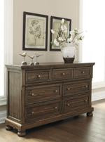 Flynnter Medium Brown Dresser - B719-31 - Lara Furniture