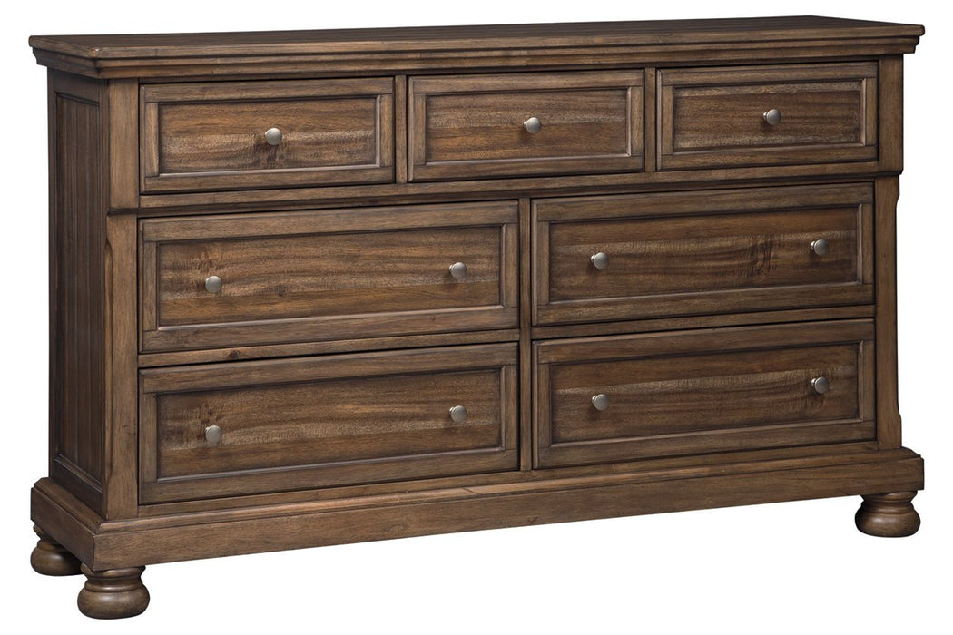 Flynnter Medium Brown Dresser - B719-31 - Lara Furniture