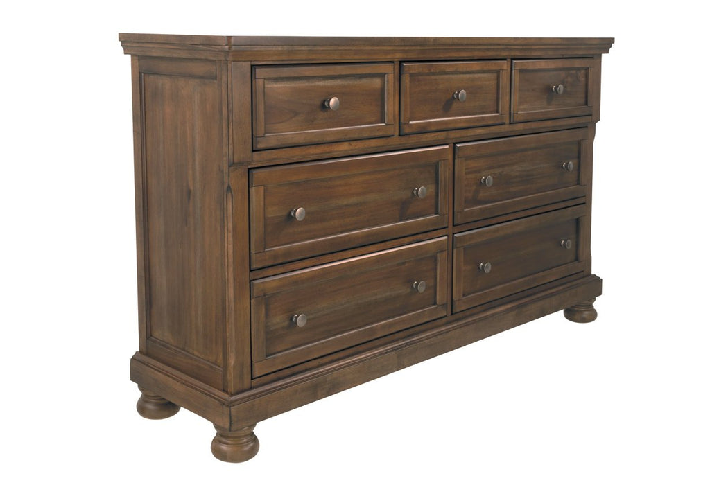 Flynnter Medium Brown Dresser - B719-31 - Lara Furniture