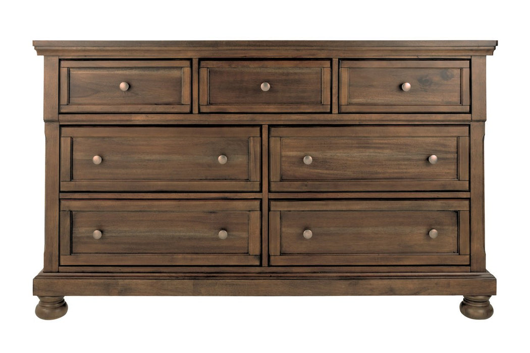 Flynnter Medium Brown Dresser - B719-31 - Lara Furniture