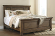 Flynnter Medium Brown King Panel Bed - Lara Furniture