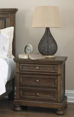 Flynnter Medium Brown Nightstand - B719-92 - Lara Furniture