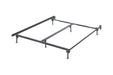 Frames and Rails Metallic Queen/King/California King Bolt on Bed Frame - B100-66 - Lara Furniture