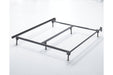 Frames and Rails Metallic Queen/King/California King Bolt on Bed Frame - B100-66 - Lara Furniture