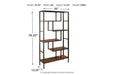 Frankwell Brown/Black Bookcase - A4000021 - Lara Furniture