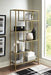 Frankwell Gold Finish Bookcase - A4000286 - Lara Furniture