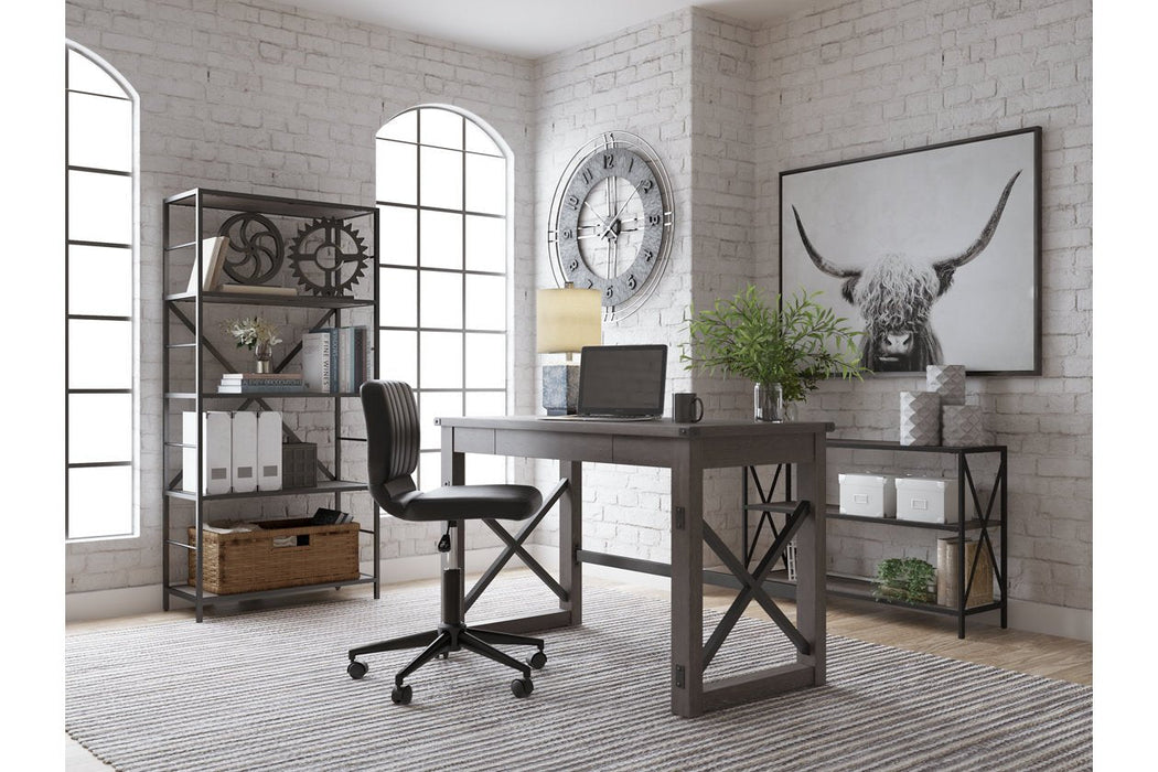 Freedan Grayish Brown 48" Home Office Desk - H286-26 - Lara Furniture