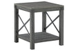 Freedan Grayish Brown End Table - T175-2 - Lara Furniture