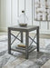 Freedan Grayish Brown End Table - T175-2 - Lara Furniture