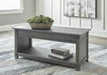 Freedan Grayish Brown Lift-Top Coffee Table - T175-9 - Lara Furniture