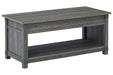 Freedan Grayish Brown Lift-Top Coffee Table - T175-9 - Lara Furniture