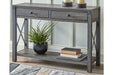 Freedan Grayish Brown Sofa/Console Table - T175-4 - Lara Furniture