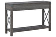 Freedan Grayish Brown Sofa/Console Table - T175-4 - Lara Furniture