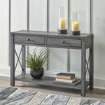 Freedan Grayish Brown Sofa/Console Table - T175-4 - Lara Furniture