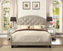 Gaby Gold Full Platform Bed - 5269PUGD-F - Lara Furniture