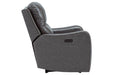 Galahad Smoke Power Recliner - 6610306 - Lara Furniture