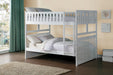 Galen White Full/Full Bunk Bed | B2053 - Lara Furniture