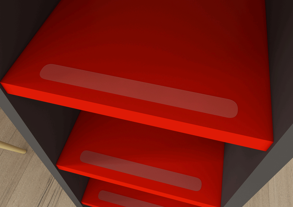 Gamer Bed Red & Black - i38209 - Lara Furniture