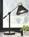 Garville Black/Gold Finish Desk Lamp - L734342 - Lara Furniture