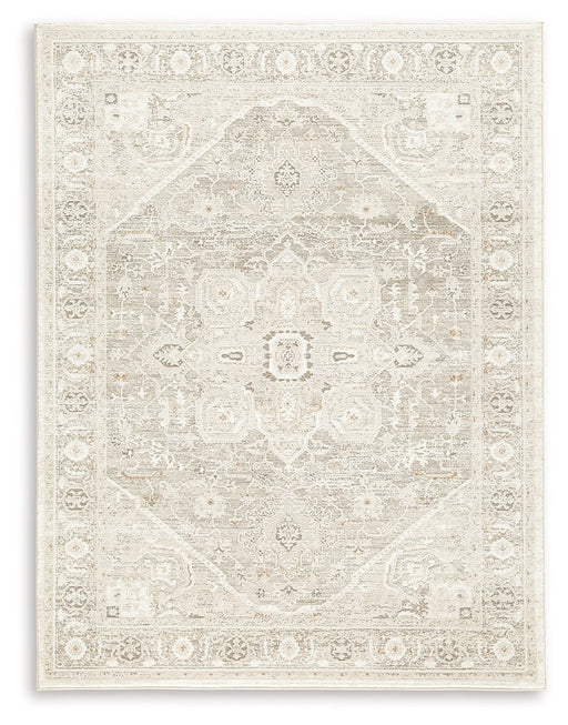 Gatwell Ivory/Gray/Tan 5' x 7' Rug - R406512