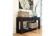 Gavelston Black Sofa/Console Table - T732-4 - Lara Furniture