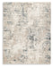 Gentor Blue/Ivory 5' x 7' Rug - R406522