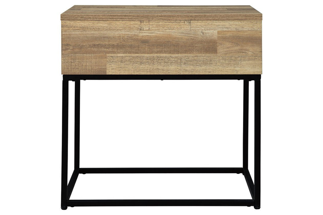 Gerdanet Natural End Table - T150-3 - Lara Furniture