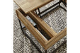 Gerdanet Natural Lift-Top Coffee Table - T150-9 - Lara Furniture