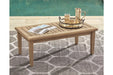 Gerianne Grayish Brown Coffee Table - P805-701 - Lara Furniture