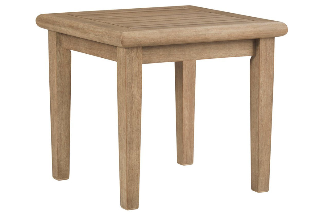 Gerianne Grayish Brown End Table - P805-702 - Lara Furniture