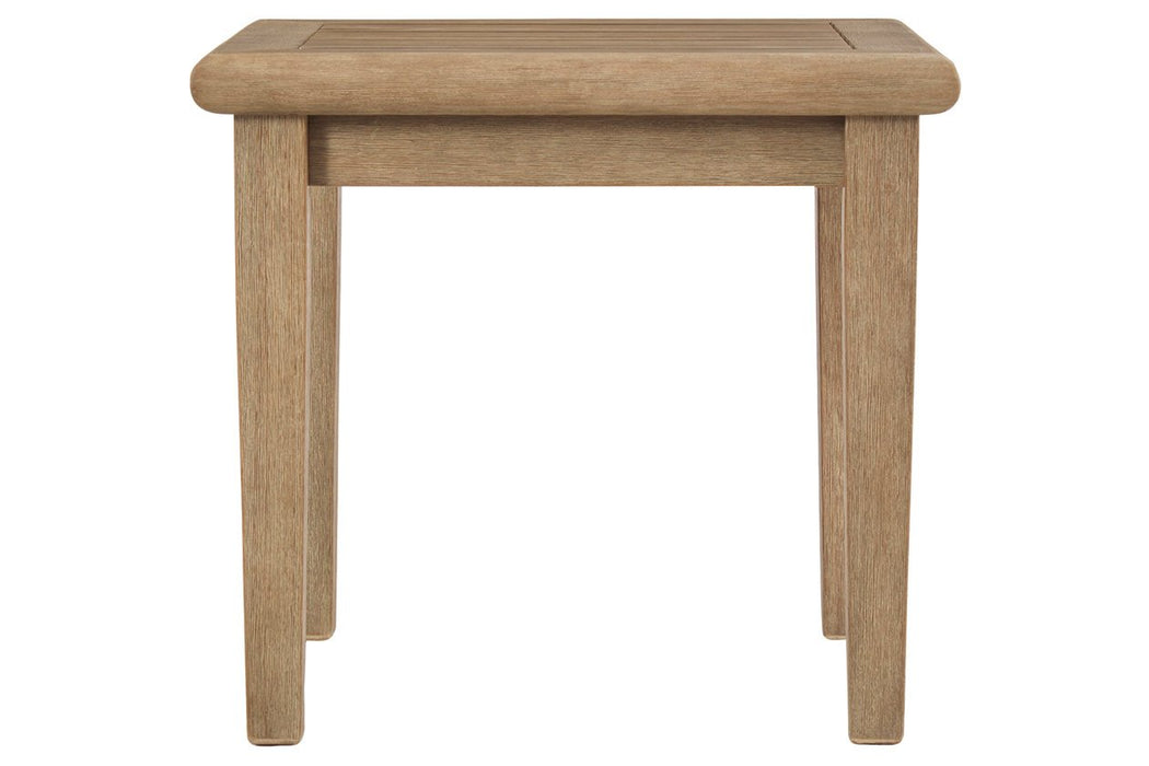 Gerianne Grayish Brown End Table - P805-702 - Lara Furniture