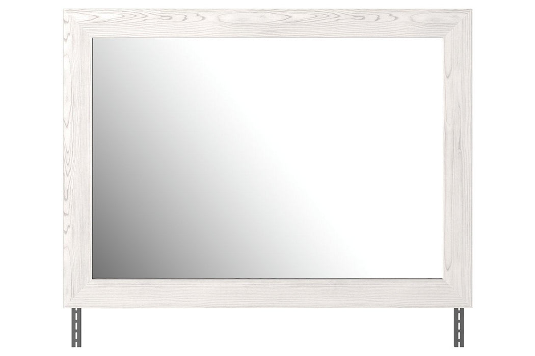 Gerridan White/Gray Bedroom Mirror - B1190-36 - Lara Furniture