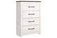 Gerridan White/Gray Chest of Drawers - B1190-44 - Lara Furniture