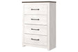 Gerridan White/Gray Chest of Drawers - B1190-44 - Lara Furniture