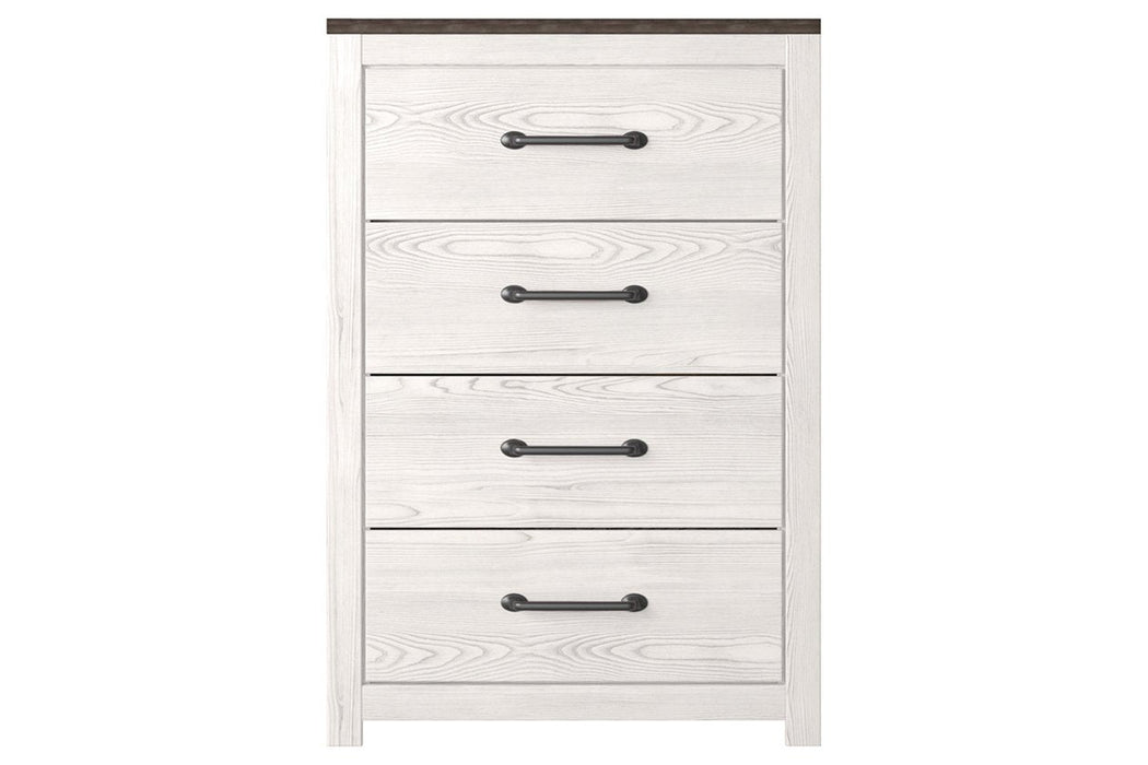 Gerridan White/Gray Chest of Drawers - B1190-44 - Lara Furniture