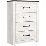 Gerridan White/Gray Chest of Drawers - B1190-44 - Lara Furniture