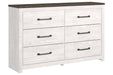 Gerridan White/Gray Dresser - B1190-31 - Lara Furniture