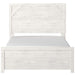 Gerridan White-Gray Full Panel Bed - Lara Furniture