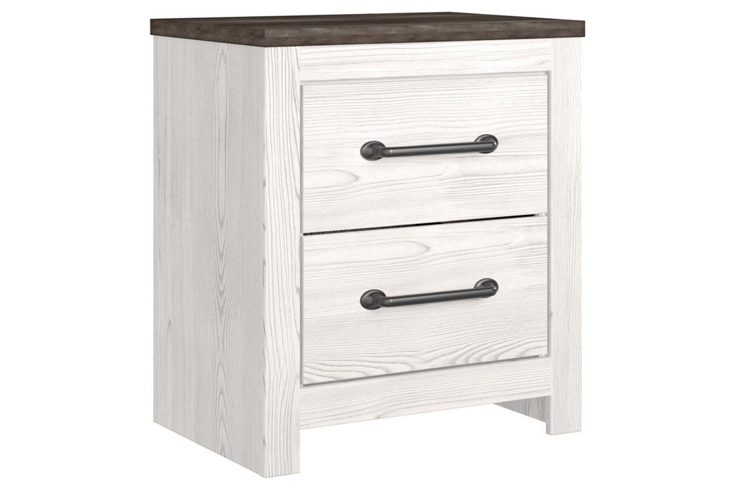 Gerridan White/Gray Nightstand - B1190-92 - Lara Furniture